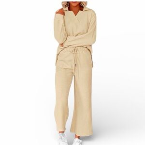 BTFBM Wide Leg Pants & Top Set NWT